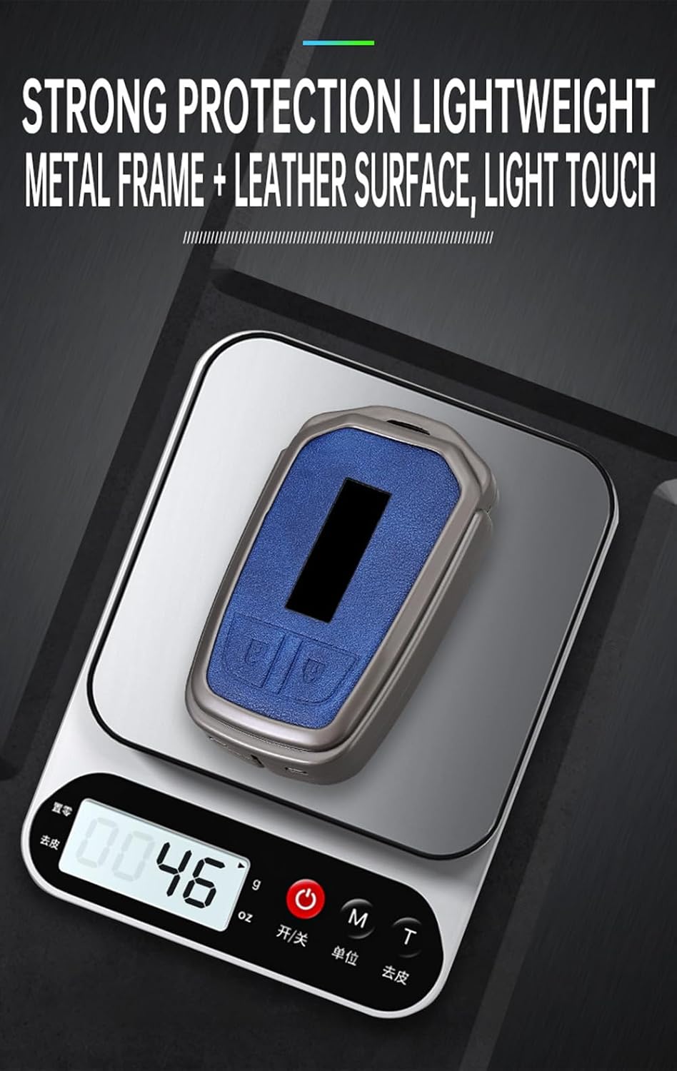 KUNIO PU Leather Car Key Fob Cover Case Compatible with Isuzu MUX D-MAX MU-X D-MAX Truck DMAX 2015 2016 2017 2018 2019 2020 Keyless with Keychain Key Holder Key Accessories Black-Long keychain