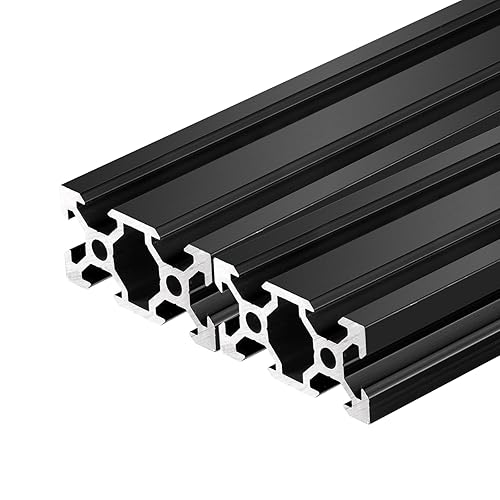 Miniatura 10 de QNK 2 piezas de 450 mm (17.7 ") ranura en V 2040 extrusión de aluminio estándar europeo anodizado riel lineal para piezas de impresora 3D y CNC DIY