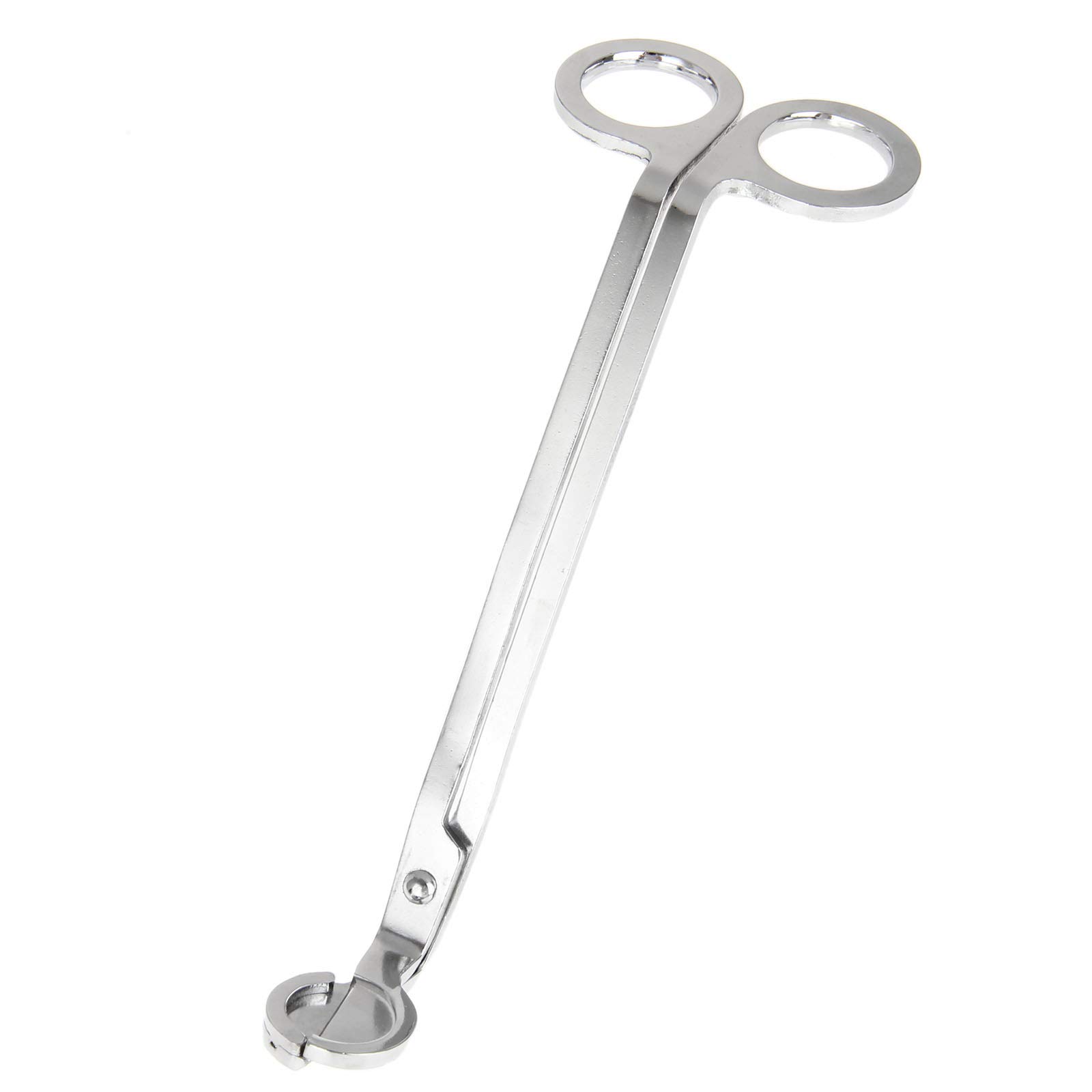 MUXSAM Candle Wick Trimmer, Candle Wick Cutter, Candle Scissors Cutter, 1-Pack Stainless Steel Wick Clipper Scissor Candle Tool for Trim Wick to Burn, Reduces Soot (Silver)