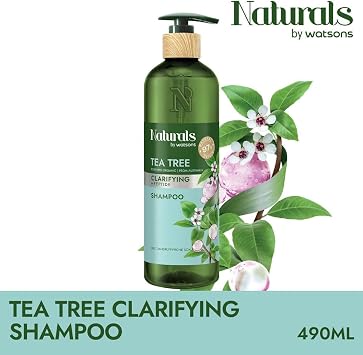 Naturals By Watsons Tea Tree Şampuan 490Ml