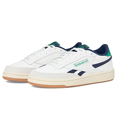 Reebok Kids Club C Revenge (Big Kid) Kids Shoes Chalk/Classic Green/Vector Navy