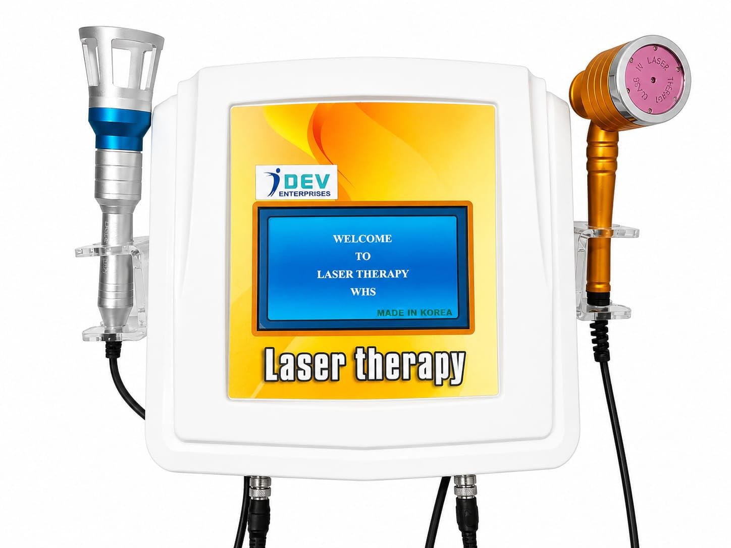 DEV Enterprises Laser Therapy Physiotherapy Machine | Dual Probe Heads, Touch Screen Display, Made in Korea, Pain Relief Therapy, Physiotherapy Use-image-32