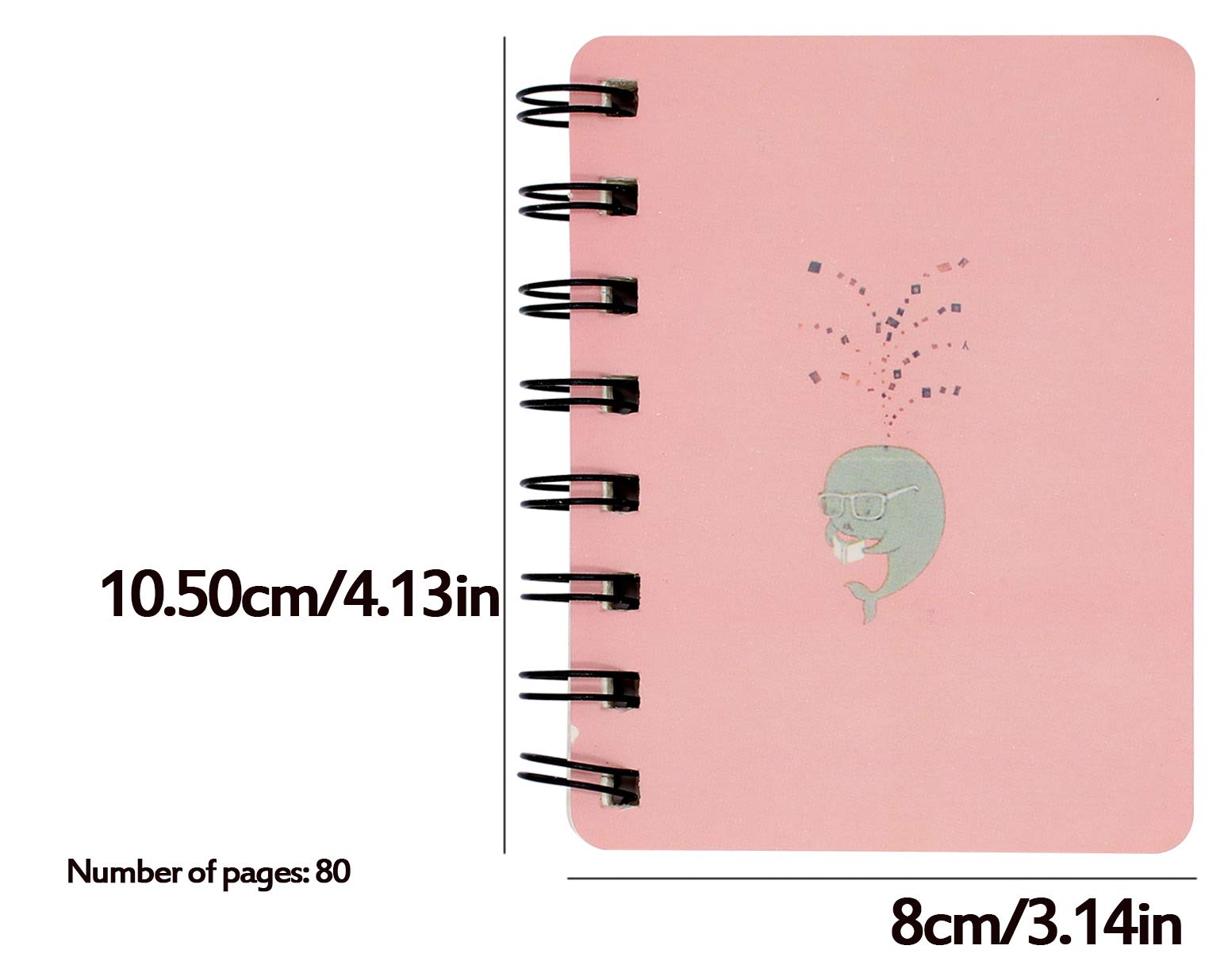 Amazon.com : Ranvi Notepad 4 Pieces Small Spiral Binding