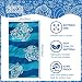 Blue Turtle Beach Towel - Large 32 X 52 Inch Microfiber, Sand-Free, Quick Dry Towel For Ocean, Yoga & Travel