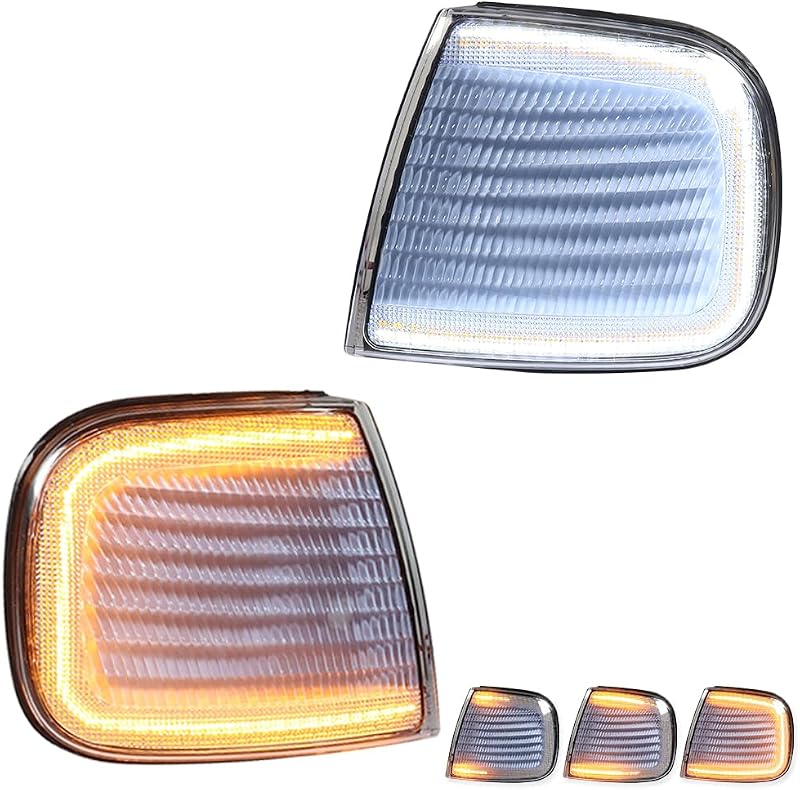 Luzes LED de posição e seta lateral dianteira GTINTHEBOX para Ford F-150, F-250 e Expedition – Par