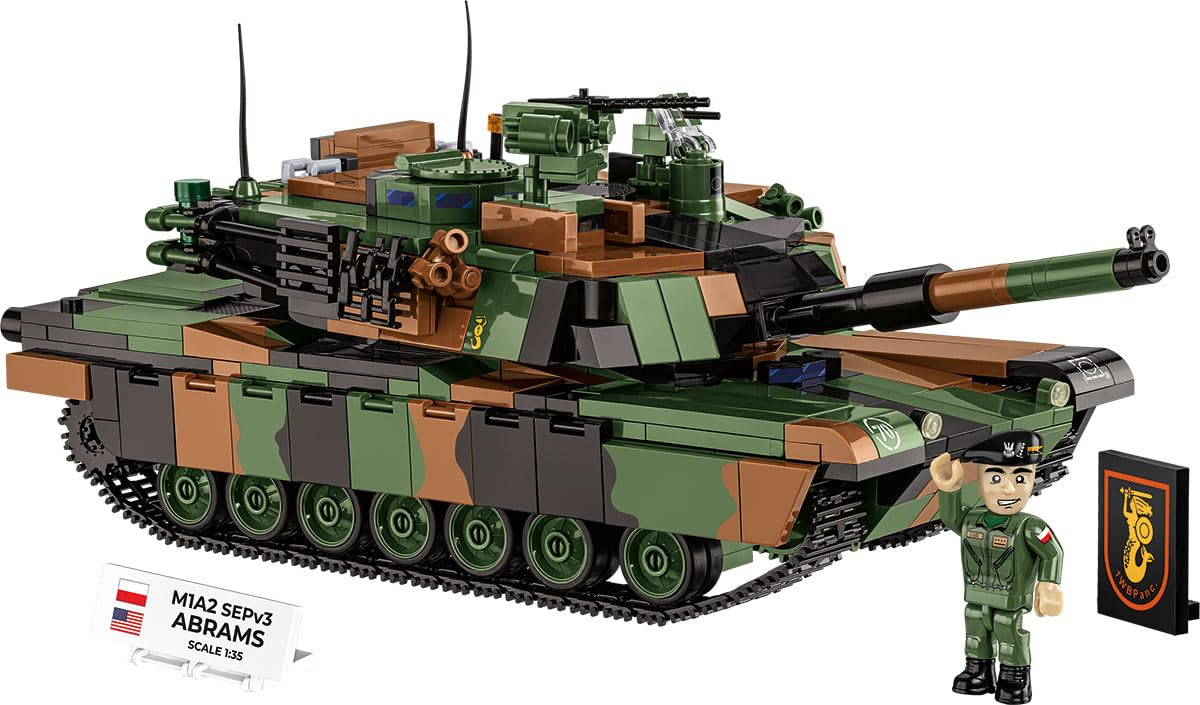 COBI 2633 M1A2 SEPv3 Abrams 1:35 Brick Model Age 10+ 1065pcs