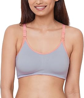 inner sense Organic Cotton Bamboo Nursing Bra for Women I Non Padded Feeding Bra with Keyhole Back Design and Wire Free I Maternity Innerwear with Full Coverage-picture-18