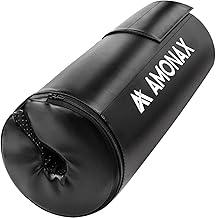 Amonax Hip Thrust Barbell Pad, Extra Thick Foam Padding, Heavy Duty Gym Accessories Fitness Workout Bar Pad Cushion Cover for Hip Thrusts, Women & Men