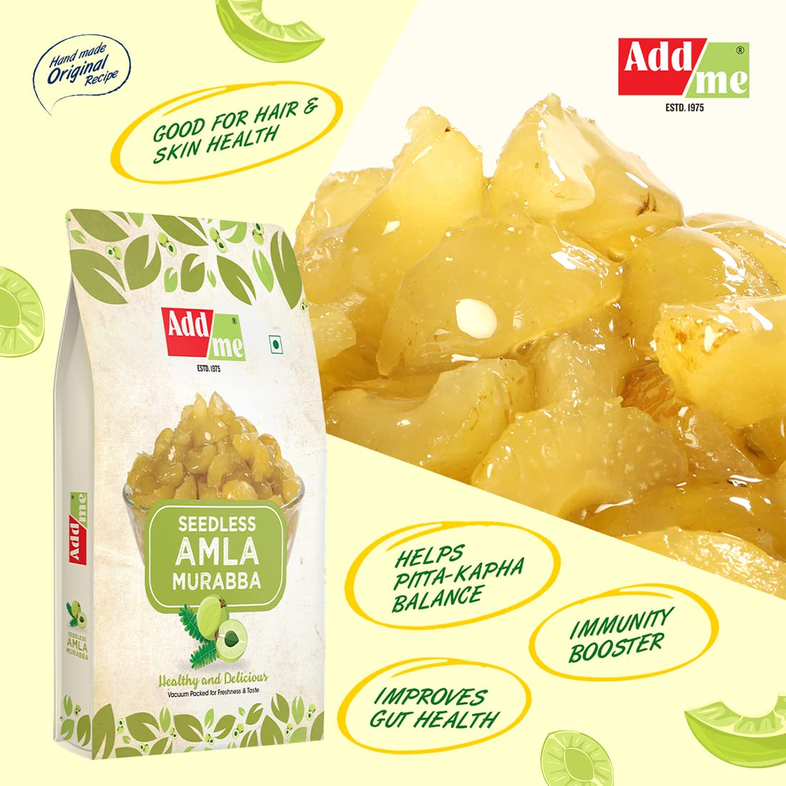Add me Seed less Amla Murabba Candy Sweet Amala, 750 gm Immunity boosters for Family - Image 5 thumbnail