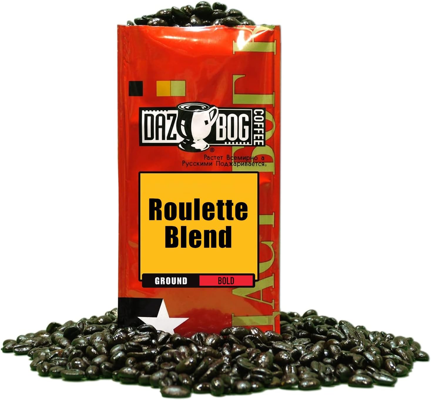 Ground Coffee, Russian Roulette Blend, 12 Ounce