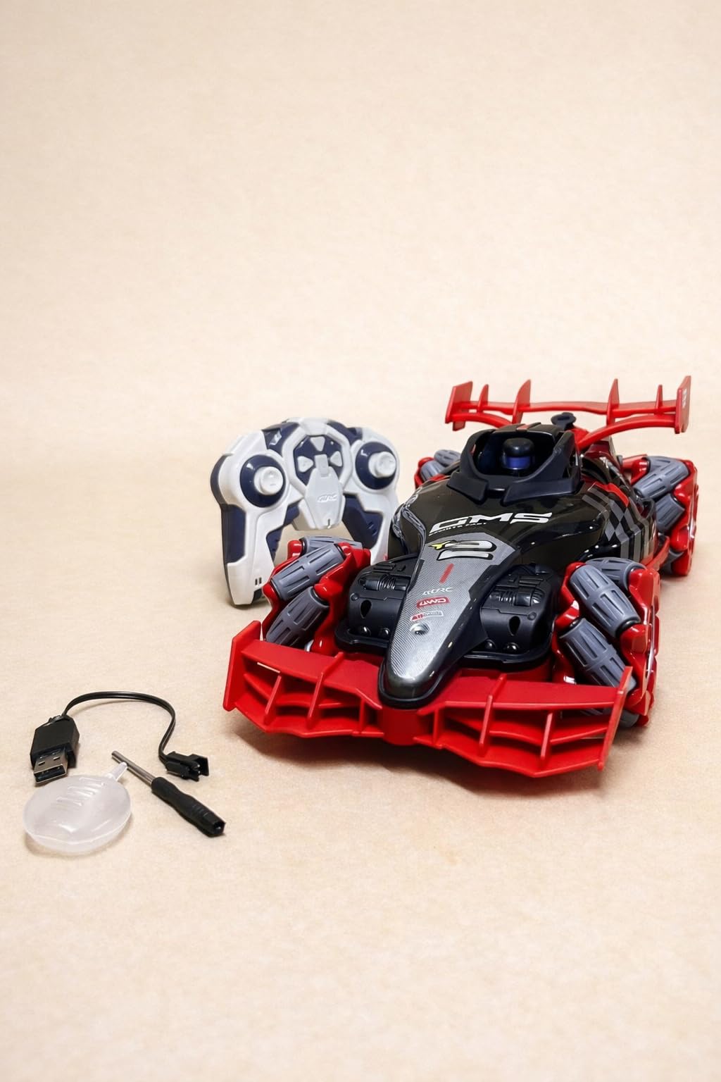Y2 RC Crawler Remote Control Stunt Car with Gesture Controller, 2.4GHz, 20KM Off Road Monster Truck, All Terrain, for Kids Ages 8 12 14 and Adults (Y2-R)-image-1