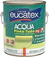 Tinta Epóxi Branco Base Água Para Piso Paredes Azulejo Madeira Metal 3,6 Litros