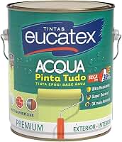 Tinta Epóxi Branco Base Água Para Piso Paredes Azulejo Madeira Metal 3,6 Litros