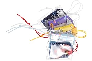 5 Pcs Japanese Amulet Cool Keychain Geeker Japanese Omamori Charms