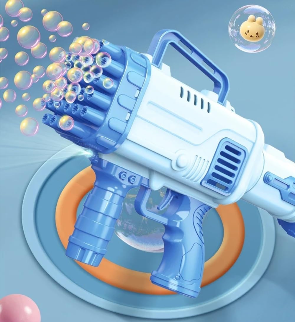 F for Fun Toys 32 Hole Electric Gatling Bubble Gun for Kids with Soap Solution Indoor and Outdoor Toys for Toddlers Bubble Launcher Machine for Girls and Boys (Color as per Stock) (B0D1YG5RYF) Amazon Price History, Amazon Price Tracker