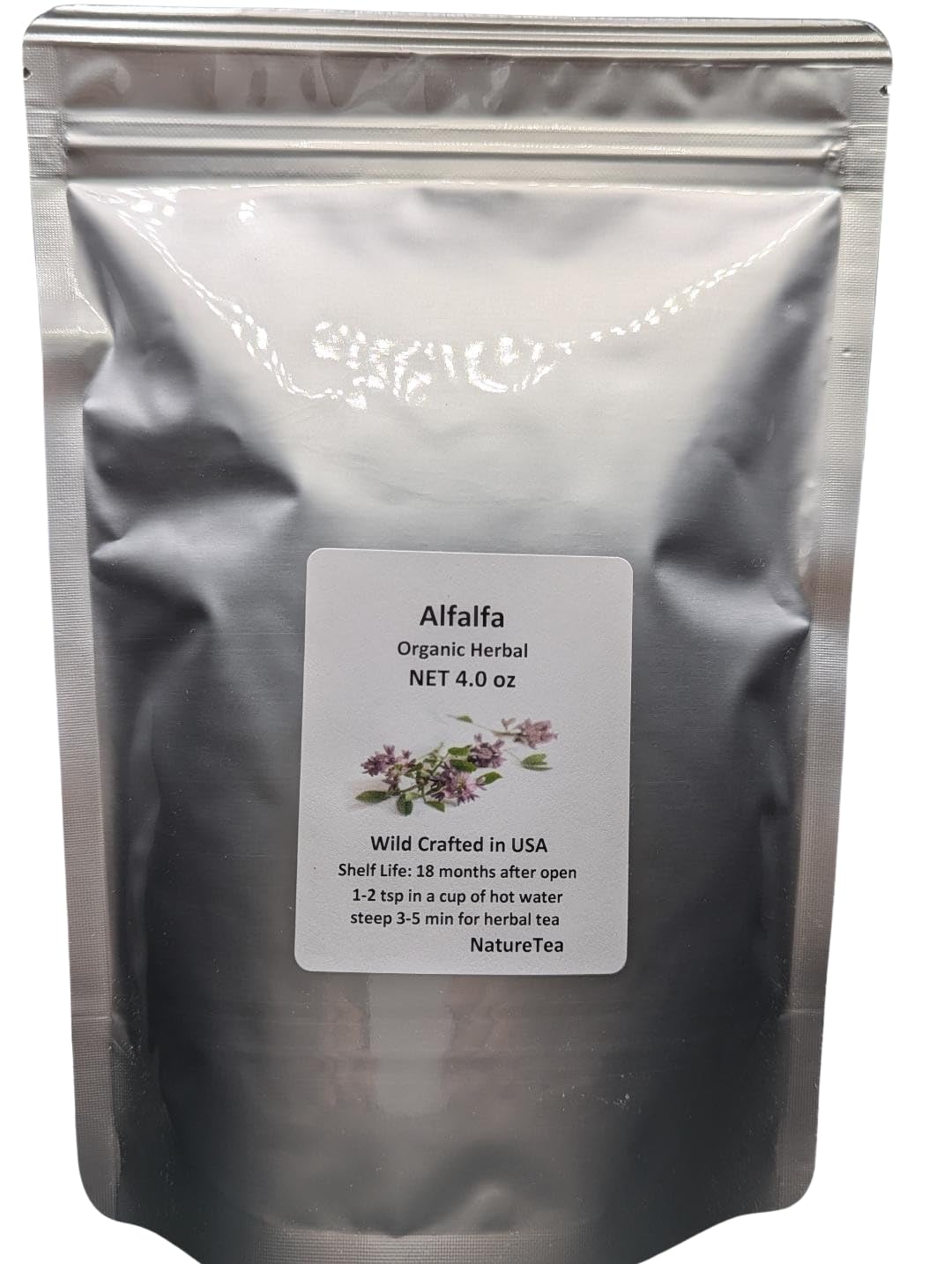 Alfalfa - Medicago Sativa Loose Leaf c/s 100% from Nature (1 oz) 1 Ounce (Pack of 1)
