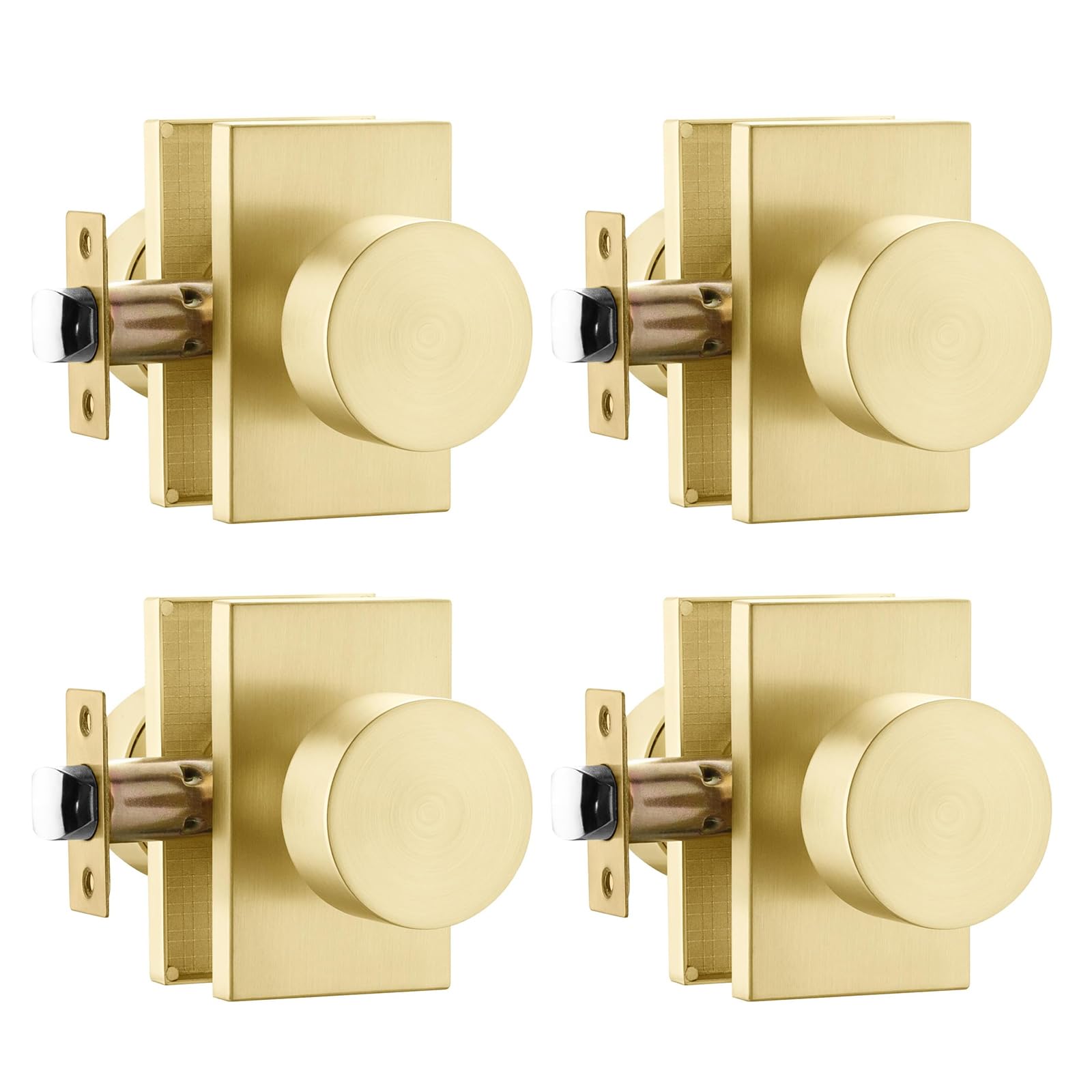 Gold Interior Door Knobs - Privacy & Security -22