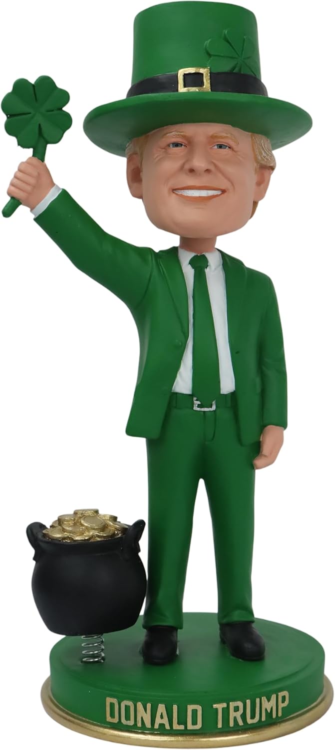 Donald Trump St. Patrick's Day Bobblehead