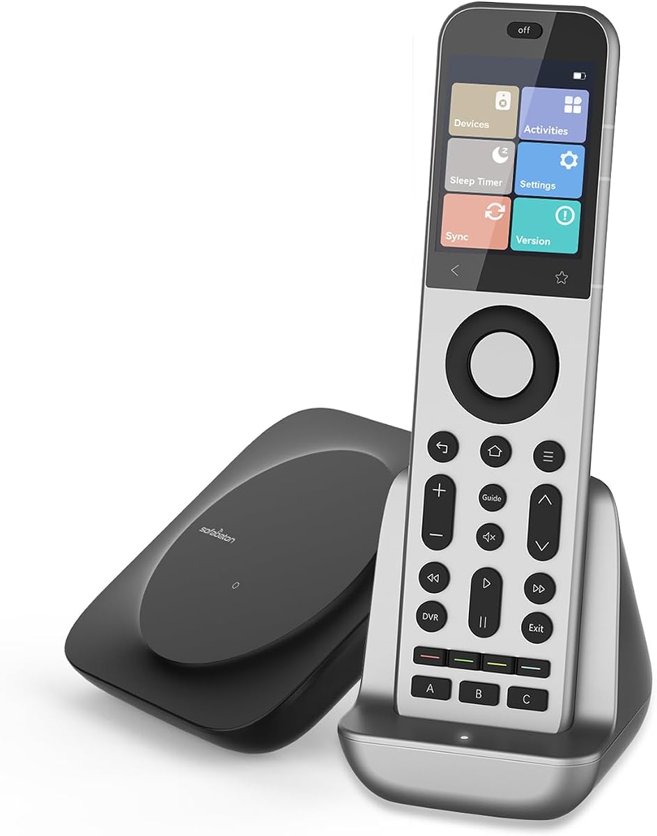 X2 Universal Remote Control with Hub & Charging Dock, Touchscreen, All-in-One Smart Remote with Customize Activities | Bluetooth | Infrared | WiFi 2.4GHz | Compatible Alexa & Google Home