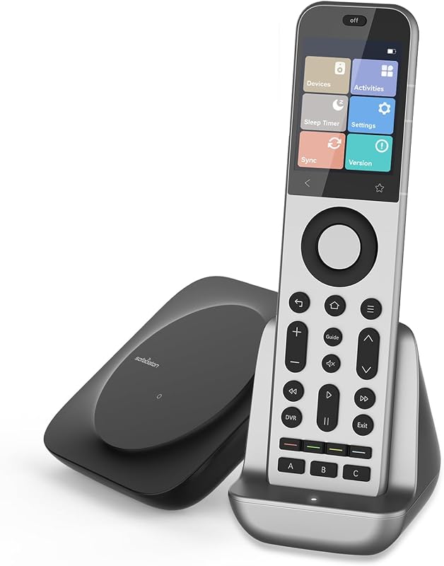 X2 Universal Remote Control with Hub & Charging Dock, Touchscreen, All-in-One Smart Remote with Customize Activities | Bluetooth | Infrared | WiFi 2.4GHz | Compatible Alexa & Google Home