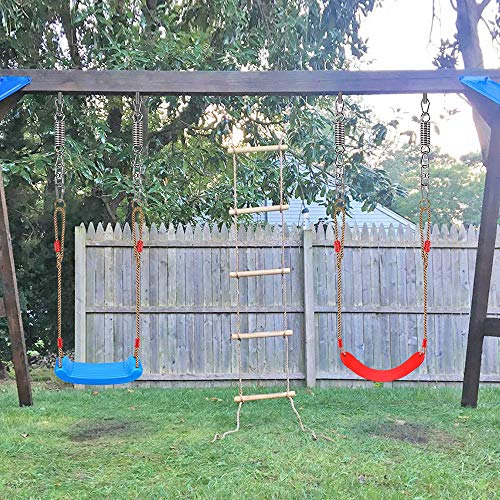 WAREMAID 2 Pack Hammock Chair Hanging Kit Swing Spring Hardware - Image 4