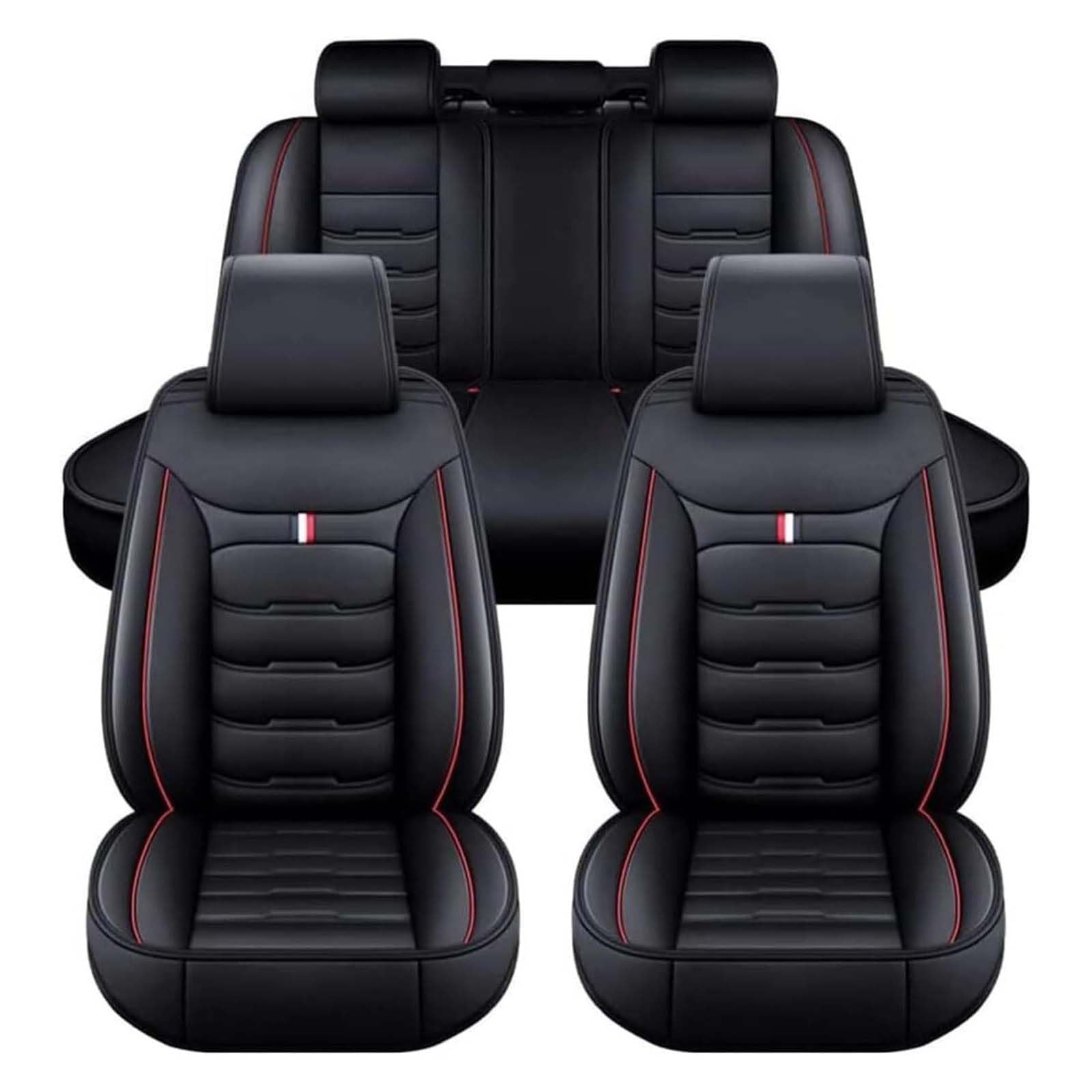SJPJDGFC for MG S5 EV ES5 ES34 2024-2025 Car Seat Covers, Luxury Leather Car Seat Protectors Full Set Waterproof Breathable Anti-Slip Interior Accessories,B