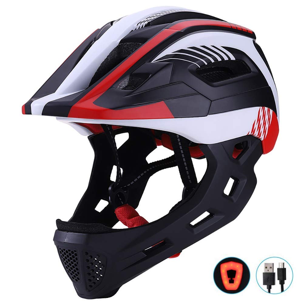 Kinder Fahrradhelm Abnehmbar Integralhelm Verstellbar Kinderhelm Multi-Sport Schutzhelm für 3-15 Jahre Junge Mädchen Skateboard Roller Inlineskaten Scooter BMX
