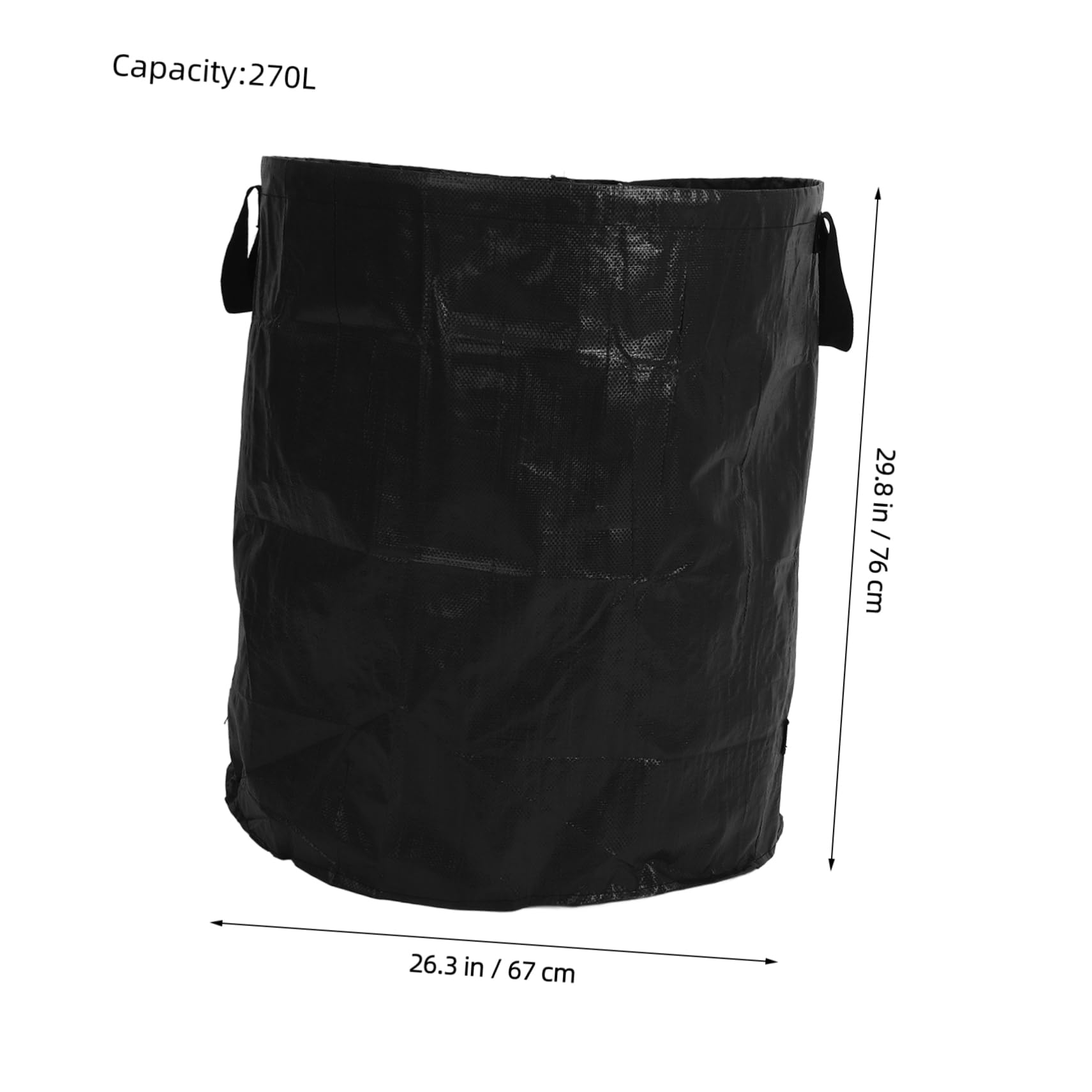 Gatuida 2piezas Bolsa Recolectora para Jardín Unidades Plegable Gran Capacidad para Recoger Caídas y Basura de Césped