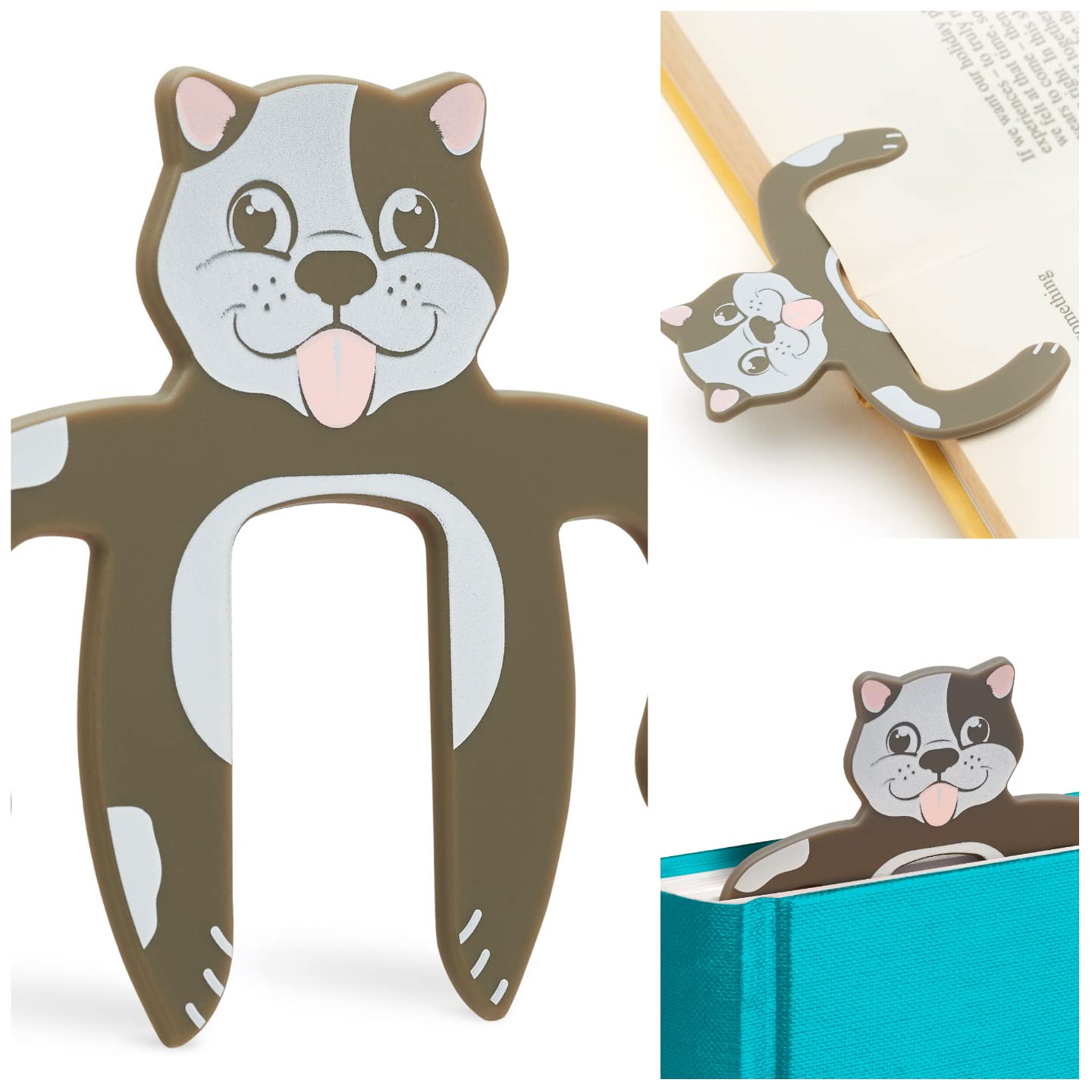 Page Pals Bookmark Bookholder | Page Holder | Music Holder Clip | Music Paper Holder | Magazine, Cookbook | Reading in Bed at Home | Office, Desk, Kitchen Use | Novelty Reading Gift Idea