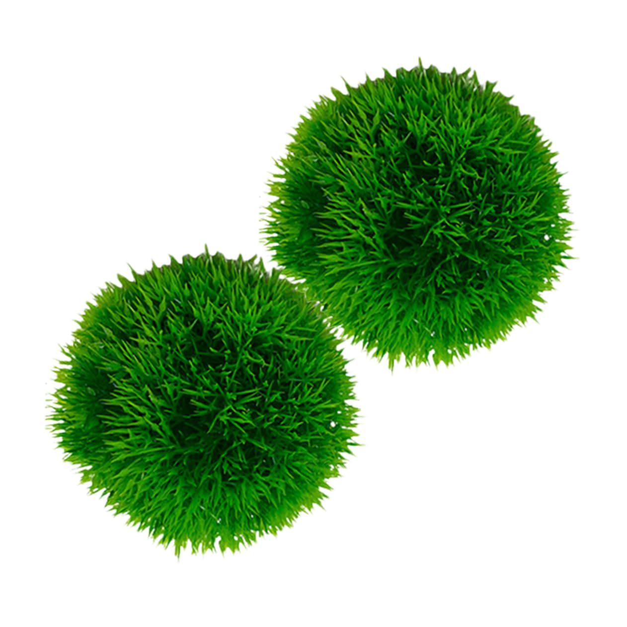 MAGICLULU 6stücke Aquarienpflanzen Wasserpflanzen Simulierte Grasball-Dekoration Für Fischbehälter Teich Und Aquarienlandschaft Und Für Fische