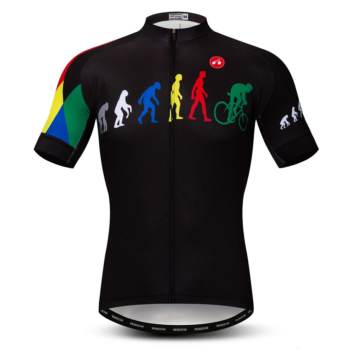 Men's Cycling Jerseys Tops Biking Shirts Short Sleeve Full Zipper Bike Clothing
