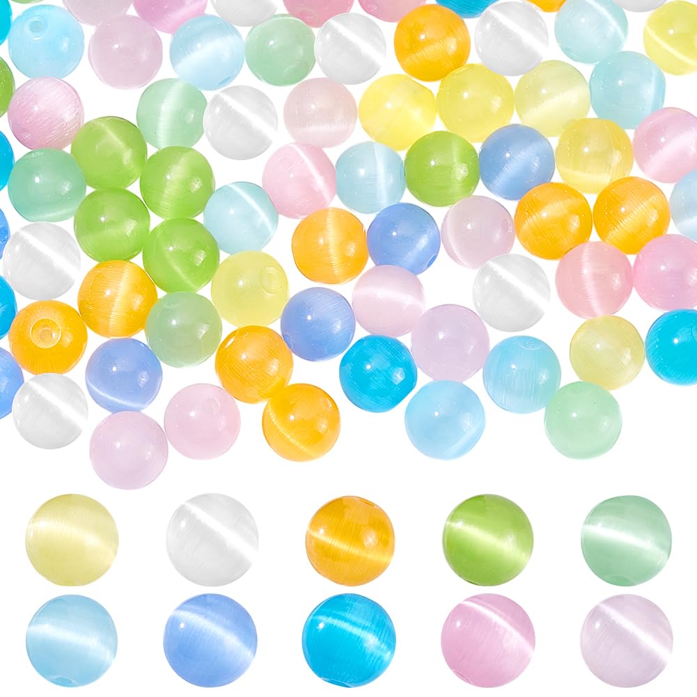 Perles en verre œil de chat PH PandaHall de qualité supérieure pour bijoux en cristal