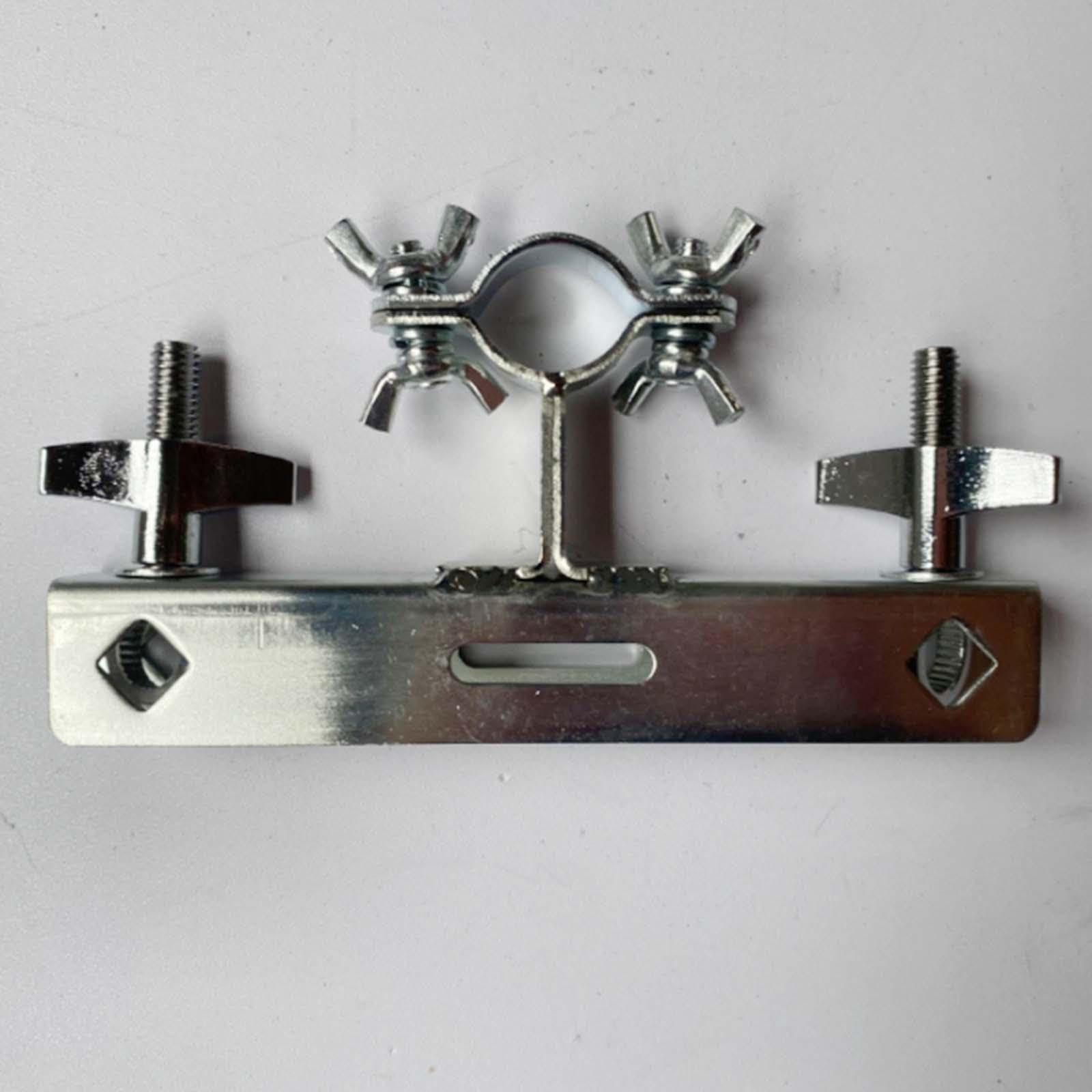 harayaa Soporte para Cencerros de Bombo, Soporte para Cencerros de Bombo Fabricado en Metal, Herramienta de Práctica, Accesorios para Instrumentos de Percusió, 15 cm x 8,4 cm x 2,1 cm