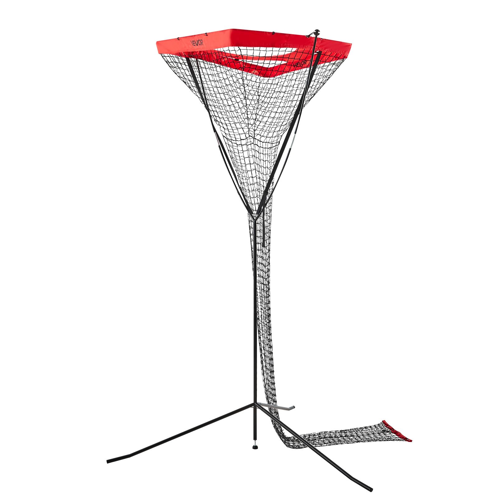 VEVOR Sistema de red de entrenamiento de voleibol, 8 x 11/12 x 11 pies/práctica de lanzamiento/práctica de pinchos/red de 14, estación de red portátil, fácil configuración para interiores y exteriores