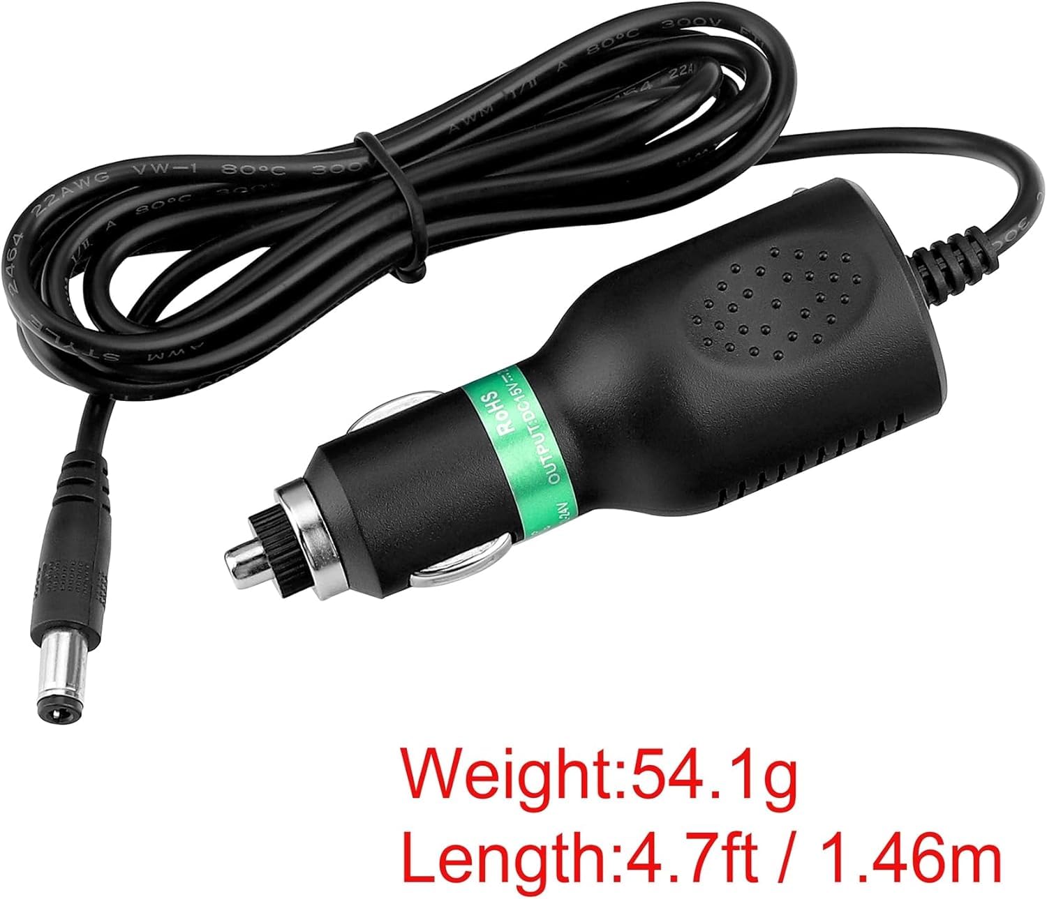 Car 15V DC Adapter Compatible with Sony SRS-XB3 SRS-X55 SRS-BTX500 SRSXB3 SRSX55 SRSBTX500 Bluetooth Speaker Audio System AC-E1530 AC-E1525 AC-E1525U AC-E1525M DCC-FX180 AC-FX180 Auto Power