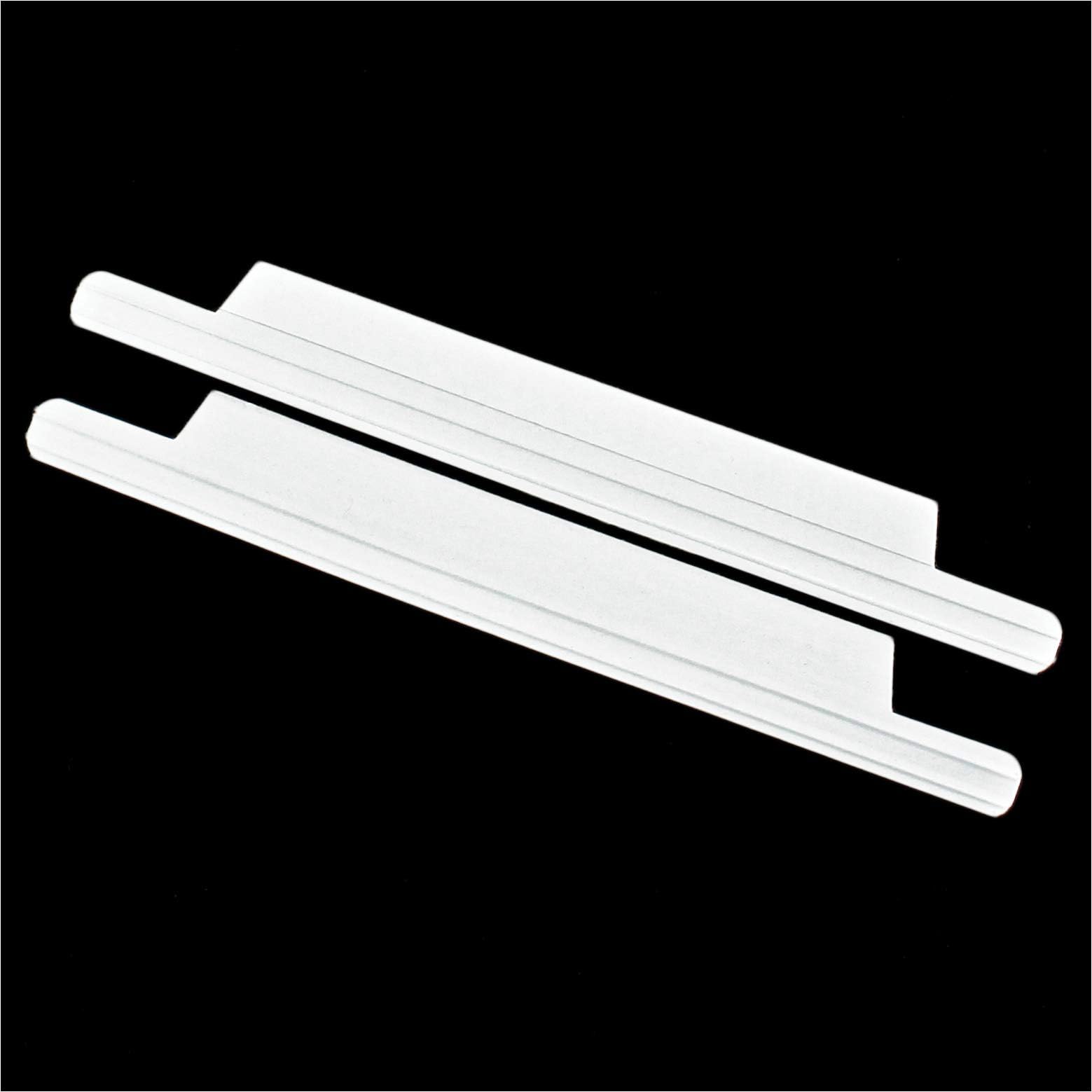 250 Pack - CleverDelights White 5.5" Tin Ties - 4" Adhesive Length - Peel and Stick - Bag Sealing