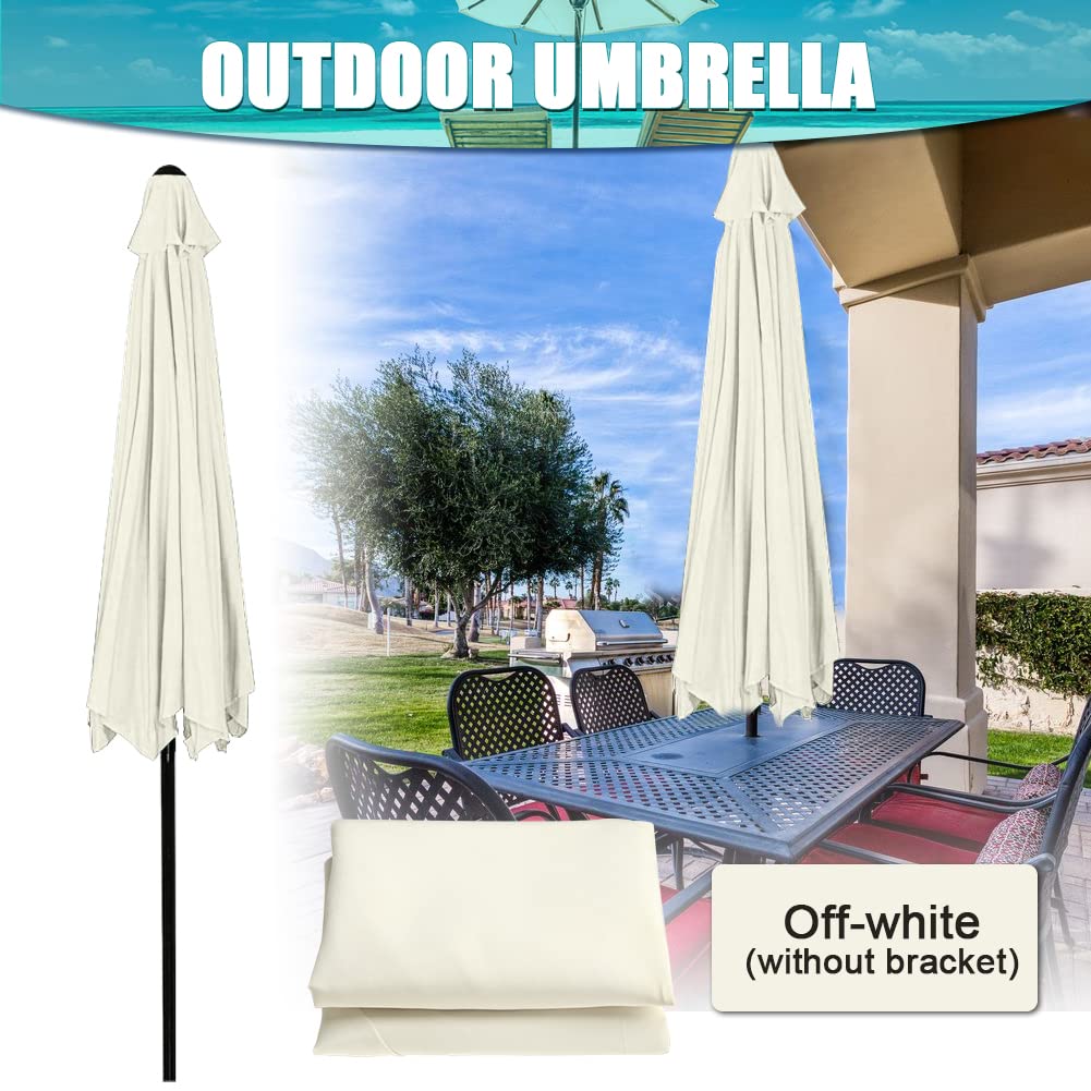 Roadtime 9.8 Ft Replacement Parasol Canopy, Universal Umbrella Replacement Cloth - Image 3