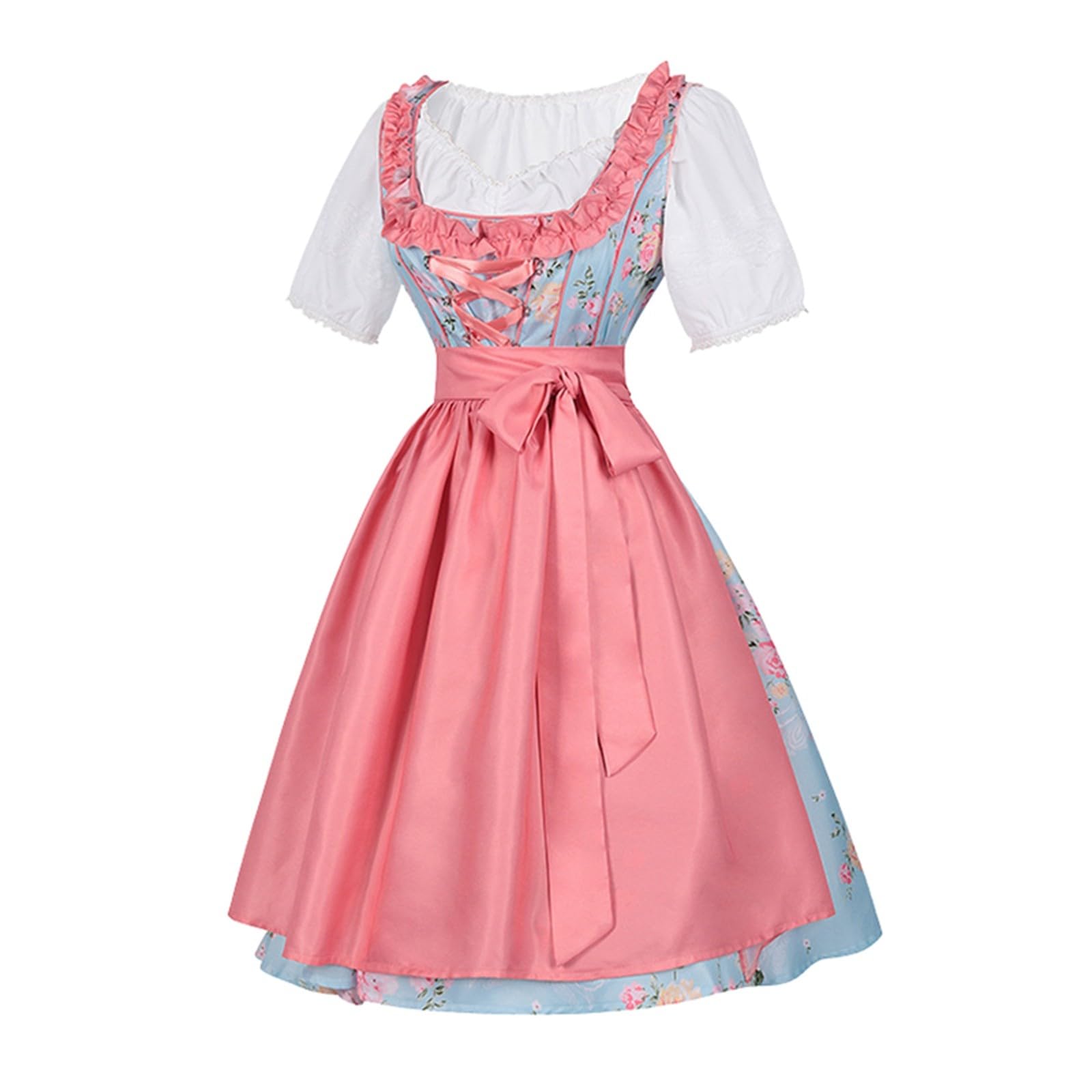 Generisch Vestido de sirvienta de Lolita gótico, disfraz de fiesta de cerveza, disfraz de anime, cosplay