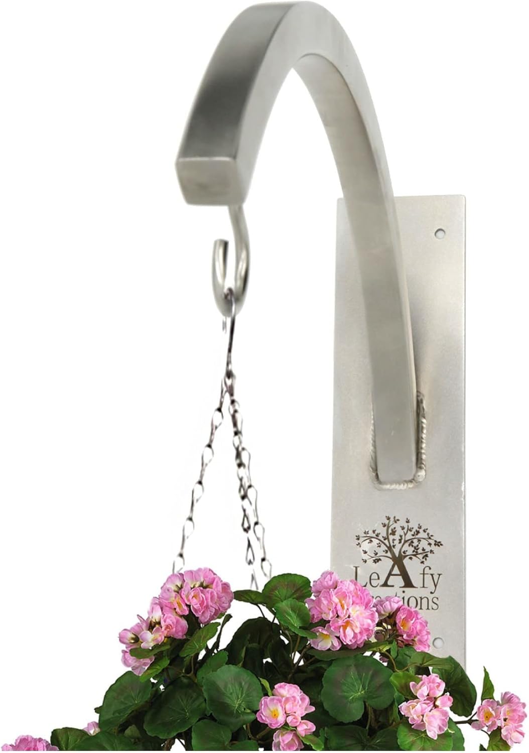 Leafy Creations High End Arched Stainless Steel Plant