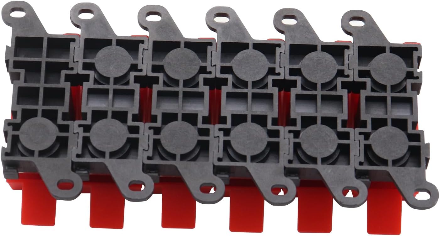 5 Ways Fuse Holder Automotive Marine Boat Car Audio Copper Fuse Blocks MIDI Holders 1in 5 out BDFS Fuse Holder (5Way Fuse Holder)