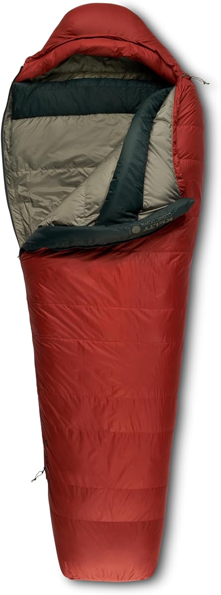 Saco de dormir Cosmic 0° Grado, Regular, 550 plumón - Aislamiento para clima frío, Aislante, Bolsa de mochila - Invierno