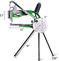 Vista 2 de Manual Leather Sewing Machine Hand Shoe Cobbler Stitching Repair Mending Machine Patcher Dual Cotton Nylon Line Sewing Machine