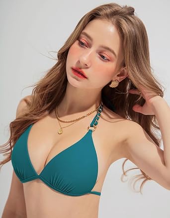Amazon.co.jp: [AIR SPACE] 水着 レディース ビキニ 盛れる 美胸 谷間