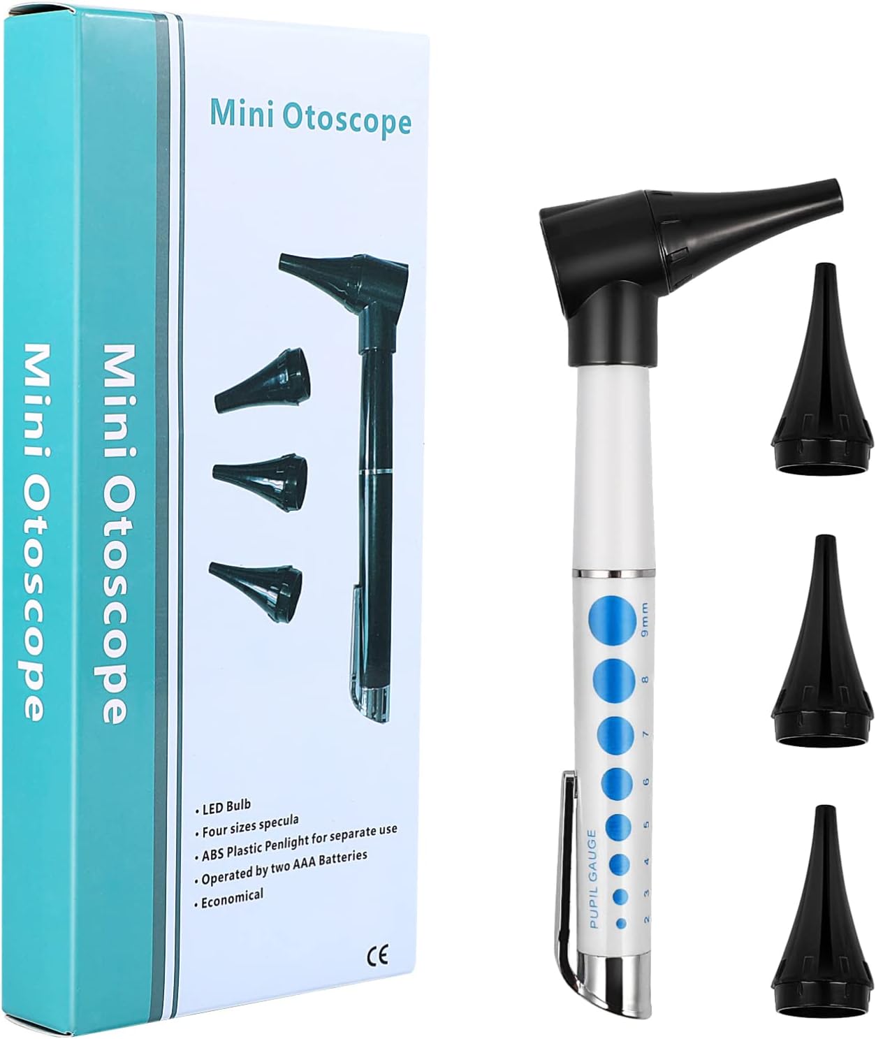 Healifty Otoscope with Light Ear Scope Otoscope with 4