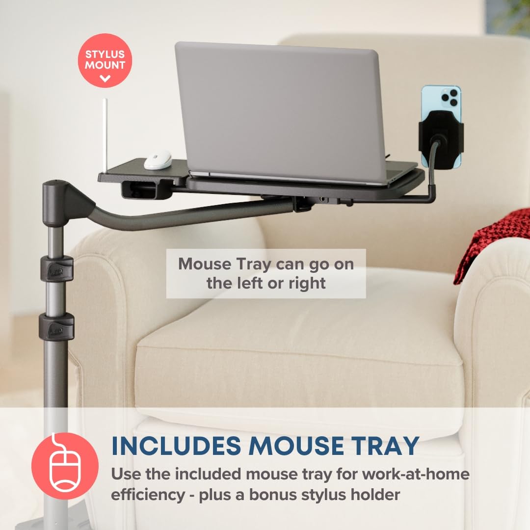 Book Stand VIVO Mobile 28 Inch Standing Desk Workstation, Height