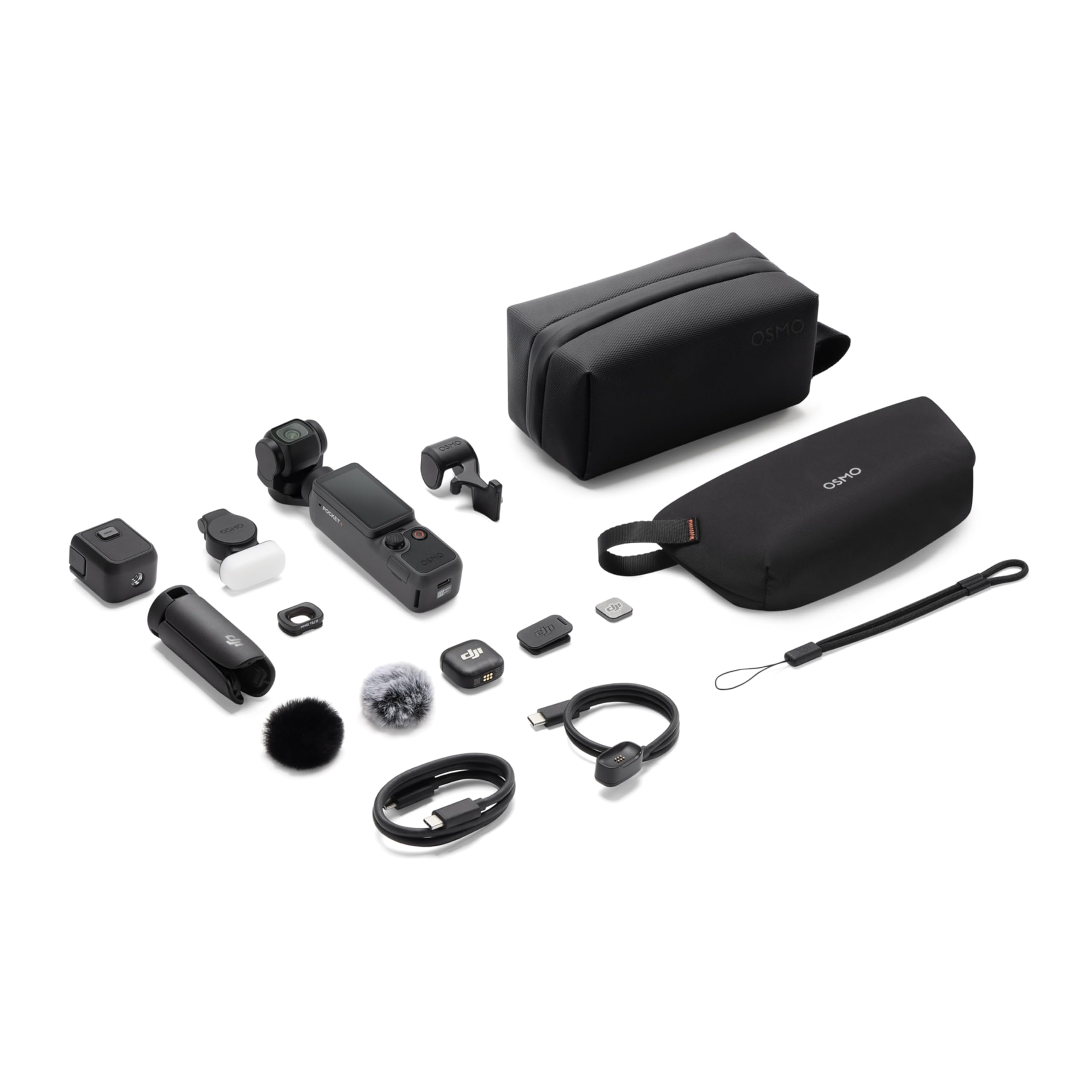 Amazon.com : DJI Osmo Pocket 4 Creator Combo, Vlogging Cameras, 4K