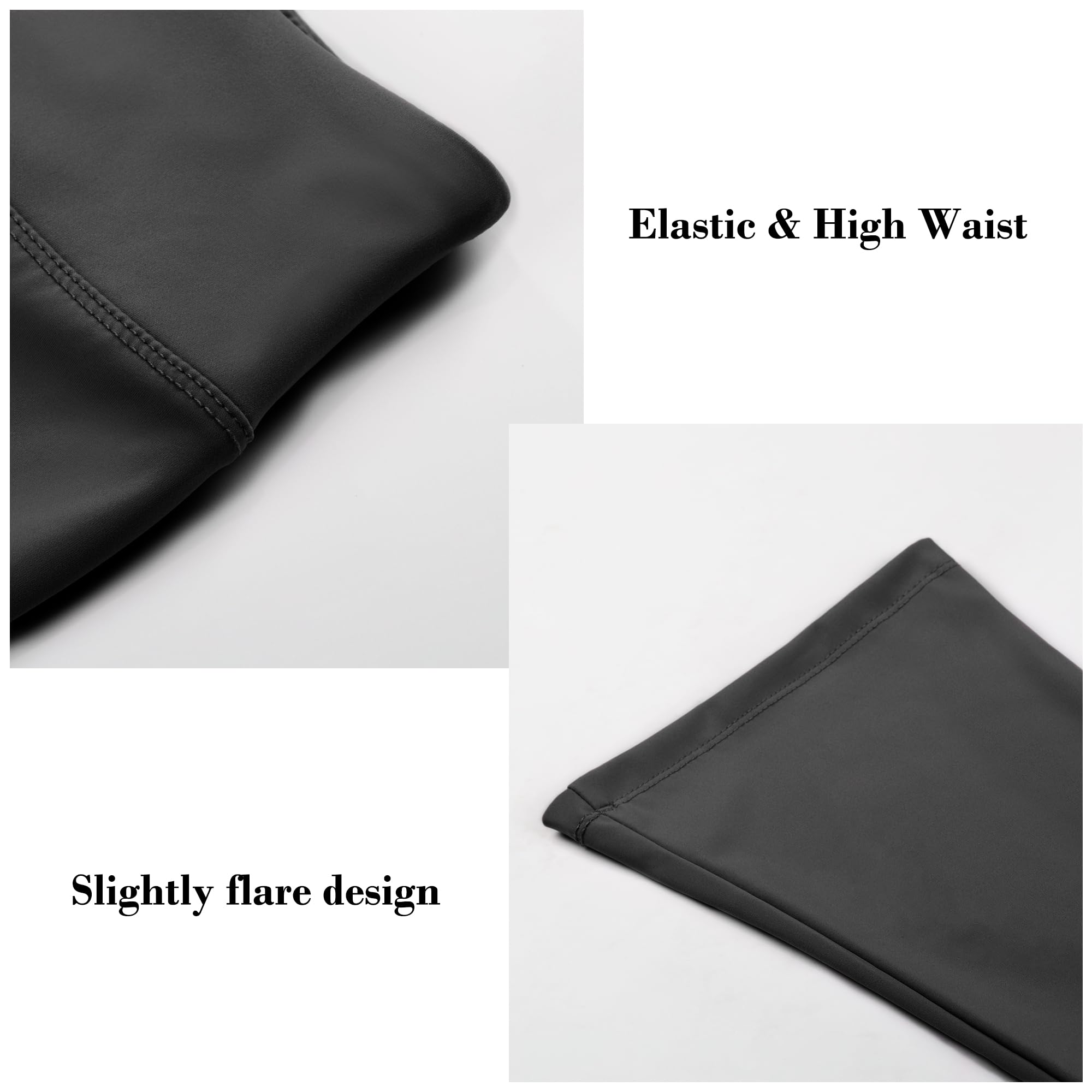 BIG ELEPHANT Polainas Acampanadas para niñas, Pantalones de Yoga Bootcut para niños, Medias Campanas para Entrenamiento de Baile