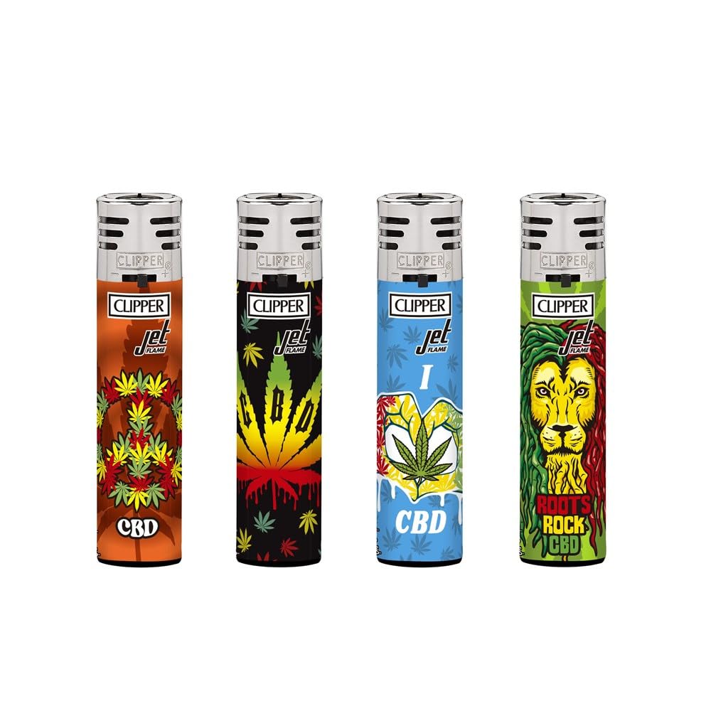 Clipper Lighter Floral Print Design Electronics Jet Lighters UK 4X limited Edition