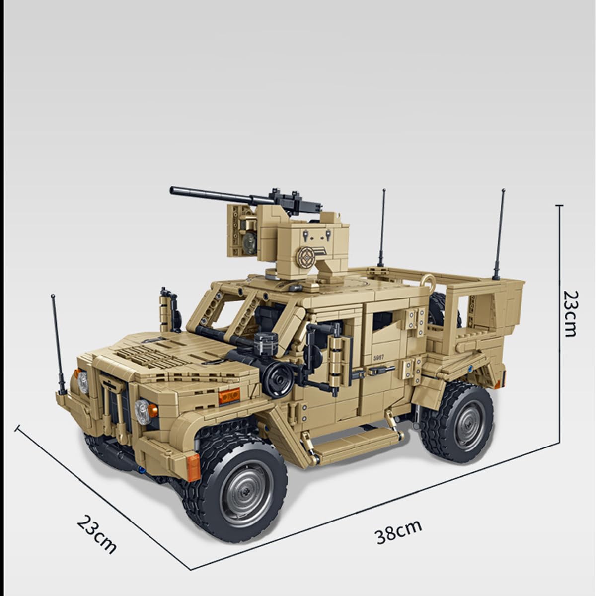 Amazon.co.jp: Zorwlodc WW2 戦車組み立てセット 軍用JLTV