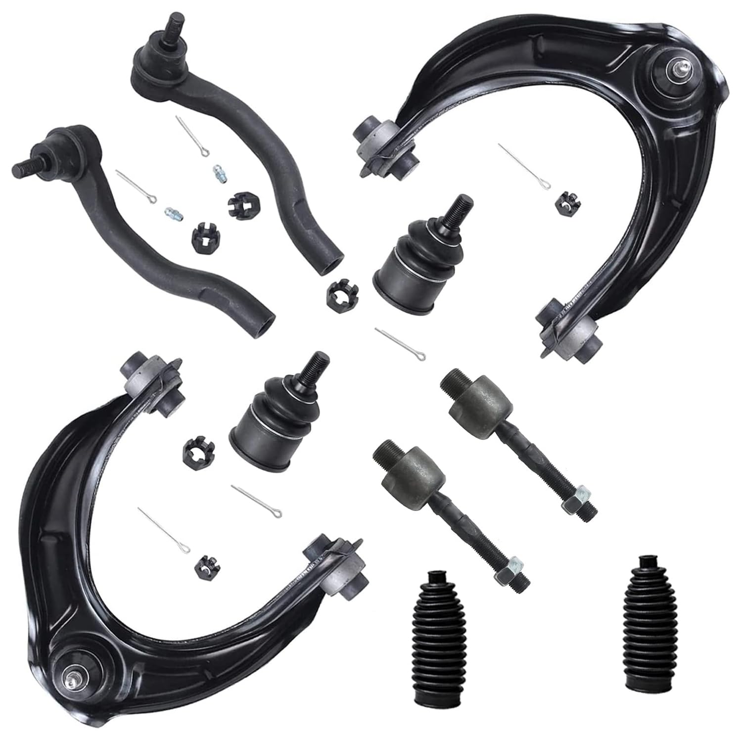 Detroit Axle - 10pc Front End Suspension Kit for 2008-2012 Honda Accord 2